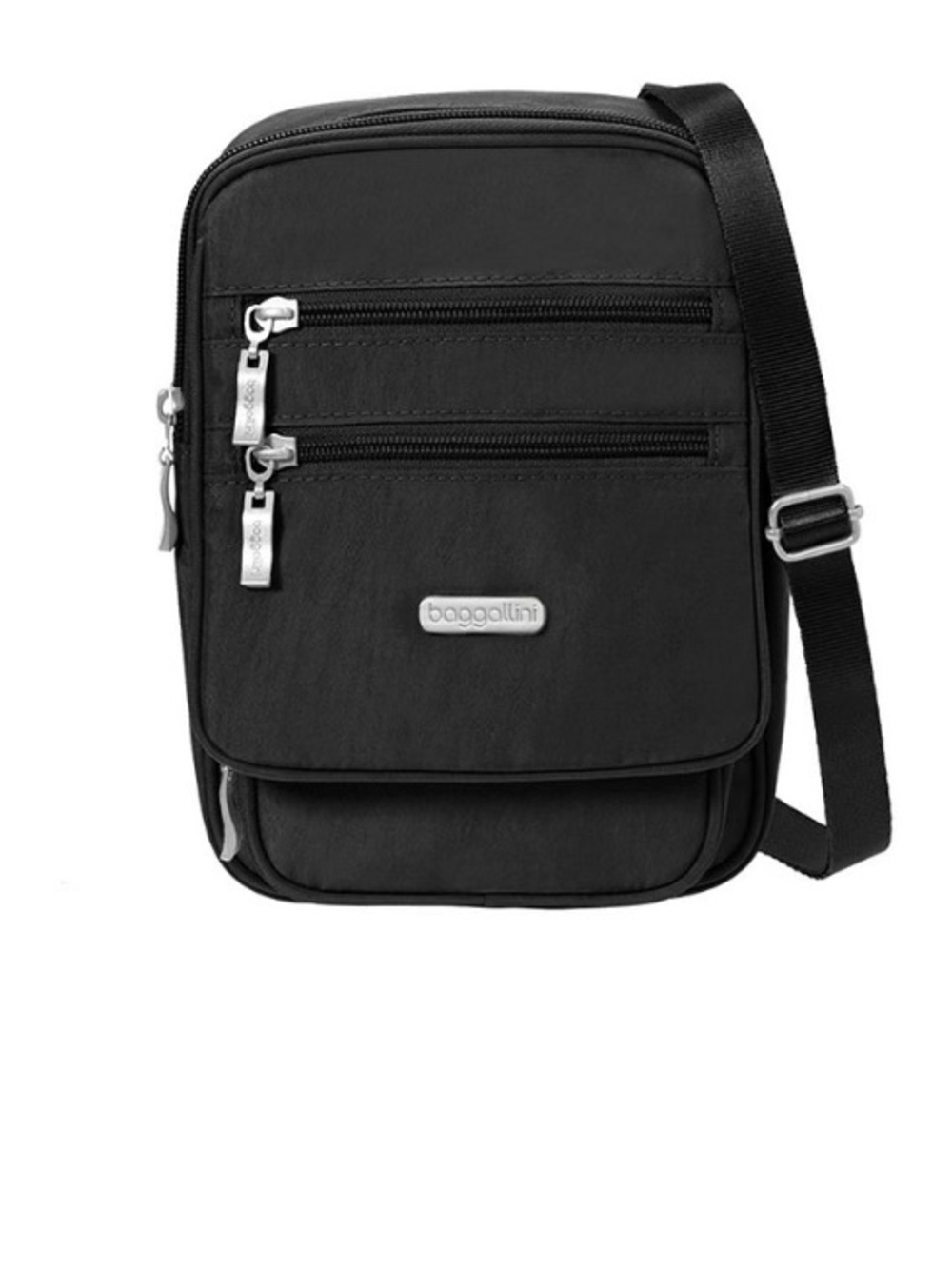 Baggallini Black Crossbody Organizer Bag